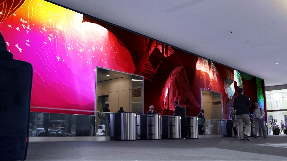 6K神秘彩色岩洞投影