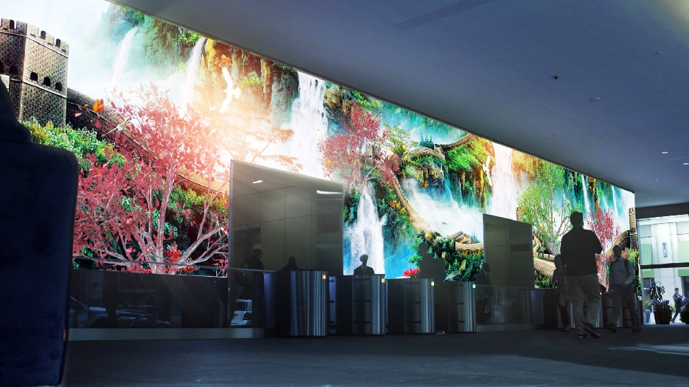 9K中国风•万里长城投影