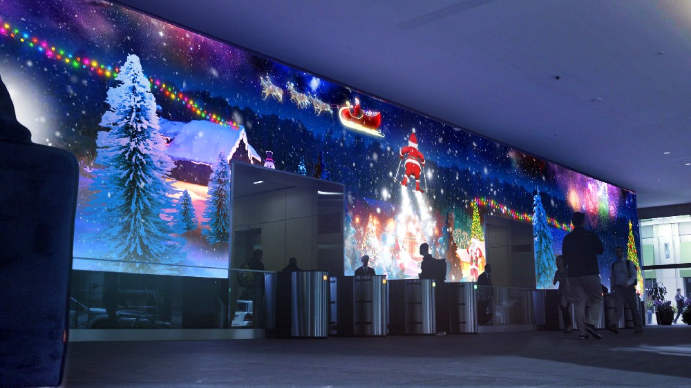 9K圣诞狂欢夜投影视频